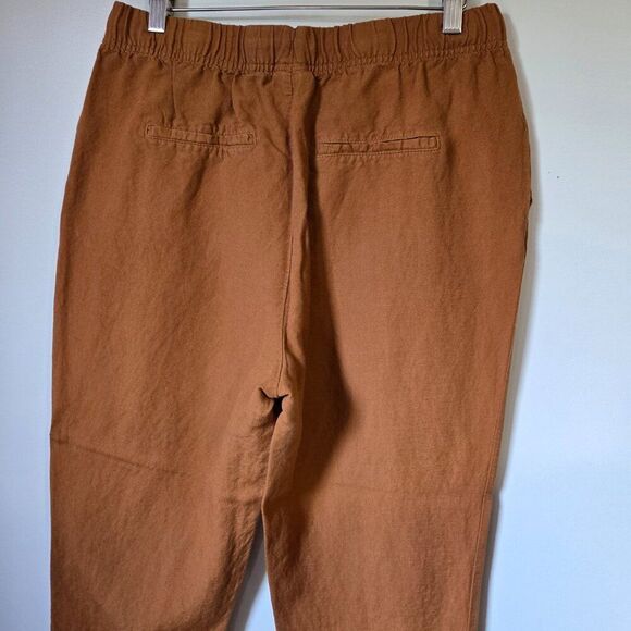 EUC A NEW DAY LINEN BLEND TAN SOFT PANTS SIZE M - Picture 4 of 16